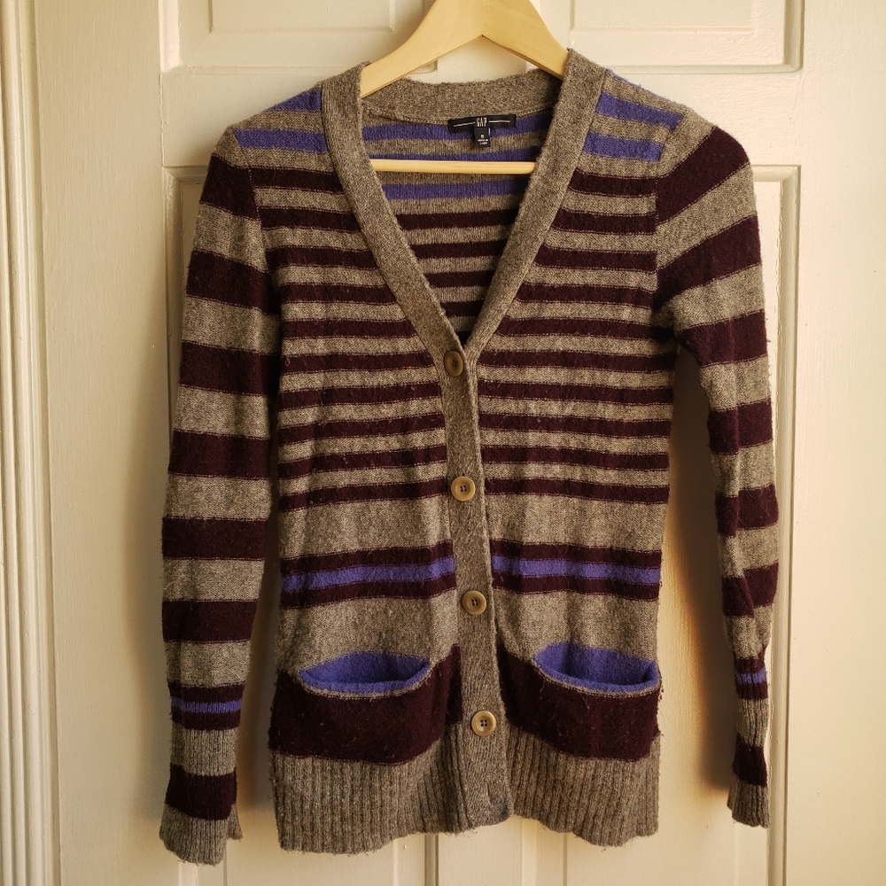 Gap Striped Cardigan Size S